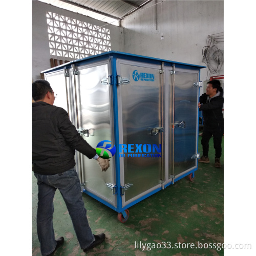 Aluminium Alloy Weather-proof Type Vacuum Transformer Oil Purifier Machine